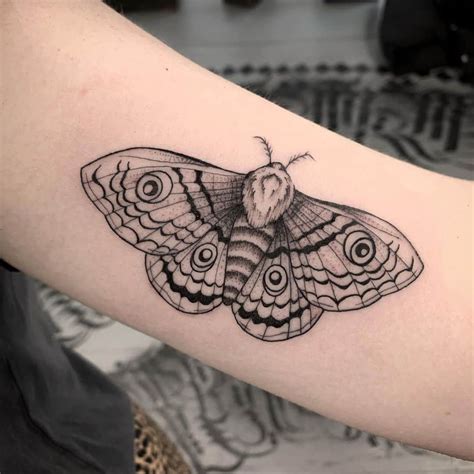 detailed moth tattoo|110 Best Moth Tattoo ideas